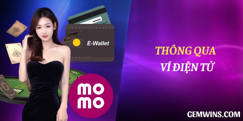 Thông qua ví điện tử
