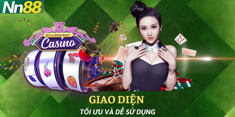 Thiết kế giao diện với tone màu xanh dễ chịu, hài hòa