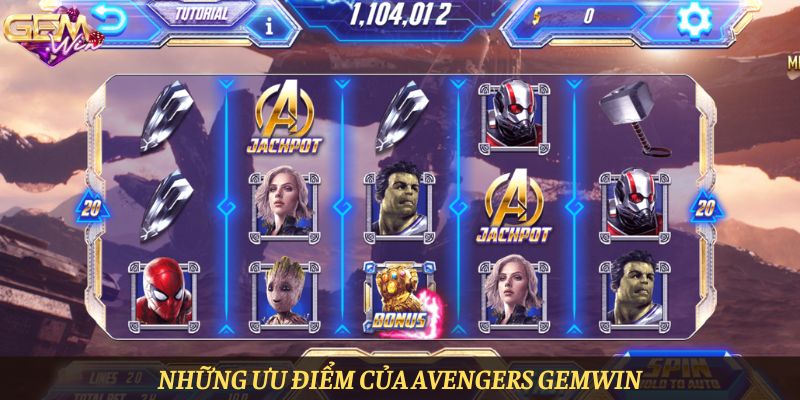 Những ưu điểm của Avengers Gemwin