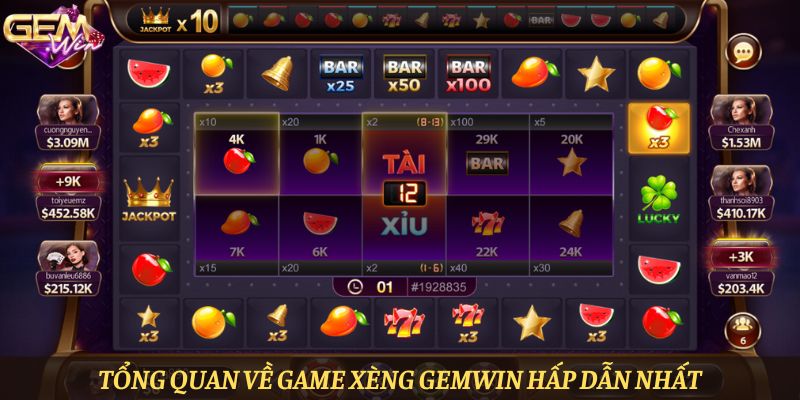 Tổng quan về game Xèng Gemwin hấp dẫn nhất